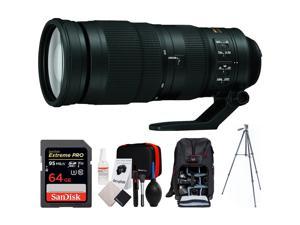 Nikon 0 500mm F 5 6e Ed Vr Af S Nikkor Zoom Lens Sandisk 128gb Memory Card Newegg Com