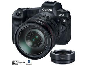 Canon EOS R 30.3MP Digital Camera + 24-105mm Lens w/ Lens Mount Adapter EF-EOS R