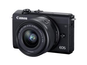 Canon EOS M200 Mirrorless Camera with 15-45mm Lens -Black
