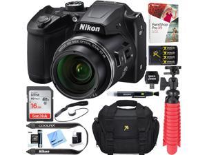Nikon COOLPIX B500 Digital Camera (Black) + Accessory Bundle, Certified Nikon COOLPIX B500 Digital Camera (Black) + Accessory Bundle, Certified