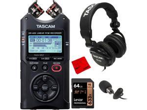 Tascam DR40X Portable Digital Recorder & USB Audio Interface w/ TH-02 Headphones Bundle Tascam DR40X Portable Digital Recorder & USB Audio Interface w/ TH-02 Headphones Bundle