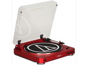 Audio-Technica Fully Automatic Bluetooth Wireless Belt-Drive Turntable (Red) - (AT LP60RDBT) Audio-Technica Fully Automatic Bluetooth Wireless Belt-Drive Turntable (Red) - (AT LP60RDBT)
