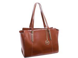McKlein 97504 Aldora Leather Shoulder Tote Bag, Brown - 16 x 5.5 x 12 in. McKlein 97504 Aldora Leather Shoulder Tote Bag, Brown - 16 x 5.5 x 12 in.