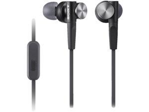 Sony MDR-XB50AP Extra Bass In-Ear Headphones (Black)