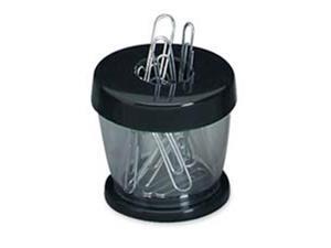 Gem GEM700B Clip Dispenser, Magnetic, Clear-Black Gem GEM700B Clip Dispenser, Magnetic, Clear-Black