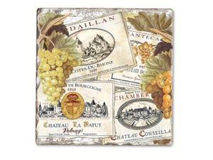 Counter Art CART11611 Wine Labels Single Tumbled Tile Coaster Counter Art CART11611 Wine Labels Single Tumbled Tile Coaster