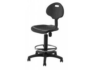 Black Polyurethane Task Chair 37-1/2" Back Height, Arm Style: No Arm Black Polyurethane Task Chair 37-1/2" Back Height, Arm Style: No Arm