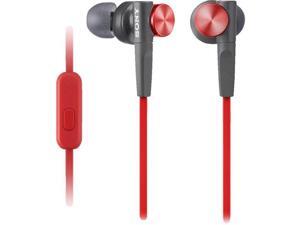 Sony MDRXB50AP - R Red Extra Bass Earbud Headset Sony MDRXB50AP - R Red Extra Bass Earbud Headset