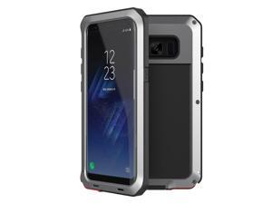 For Samsung Galaxy S8 plus Case Luxury Doom Armor Dirt Shock Metal Phone Cases For Samsung Galaxy S8+ Case(Silver)