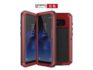 For Samsung Galaxy S8 Case Luxury Doom Armor Dirt Shock Metal Phone Cases For Samsung Galaxy S8 Case(Red)