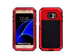 For Samsung Galaxy S7 edge Case Luxury Doom Armor Dirt Shock Metal Phone Cases For Samsung Galaxy S7 Edge Case(Red)