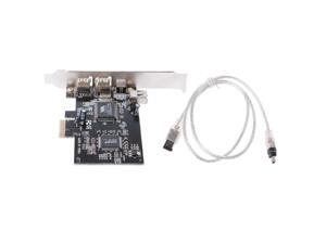 1 Set PCI-e 1X IEEE 1394A 4 Port(3+1) Firewire Card Adapter With 6 Pin To 4 Pin IEEE 1394 Cable For Desktop PC High Quality C26 1 Set PCI-e 1X IEEE 1394A 4 Port(3+1) Firewire Card Adapter With 6 Pin To 4 Pin IEEE 1394 Cable For Desktop PC High Quality C26