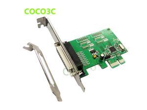 MosChip MCS9901 PCI-e 1 Parallel IEEE 1284 Controller card PCI express to DB25 printer LPT port Expension adapter MosChip MCS9901 PCI-e 1 Parallel IEEE 1284 Controller card PCI express to DB25 printer LPT port Expension adapter