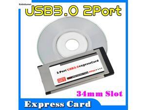 New 2017 PCI Express to USB 3.0 PCI-E Card Adapter 5 Gbps PCMCIA Dual 2 Ports for NEC Chipset 34 MM Slot ExpressCard Converter New 2017 PCI Express to USB 3.0 PCI-E Card Adapter 5 Gbps PCMCIA Dual 2 Ports for NEC Chipset 34 MM Slot ExpressCard Converter