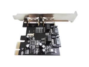 WBTUO LT107 2 SATA 3.0 & 2 ESATA 3.0 2 Ports PCI-E Express Card Adapter Expansion Card Q00429 WBTUO LT107 2 SATA 3.0 & 2 ESATA 3.0 2 Ports PCI-E Express Card Adapter Expansion Card Q00429