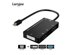 Larryjoe Thunderbolt 2 Dock Mini DisplayPort to HDMI VGA DVI Multi-port Thunderbolt Hub Adapter 4 in1 Audio Cable Larryjoe Thunderbolt 2 Dock Mini DisplayPort to HDMI VGA DVI Multi-port Thunderbolt Hub Adapter 4 in1 Audio Cable