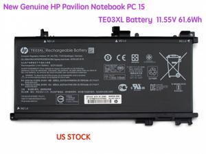 NEW Genuine TE03XL Battery for HP Pavilion Notebook PC 15 849910850 849570541