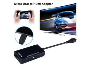 Micro USB to HDMI HD Adapter cable Male to Female High Speed HDTV Adapter Converter Cable for TV Phone Computer Micro USB to HDMI HD Adapter cable Male to Female High Speed HDTV Adapter Converter Cable for TV Phone Computer