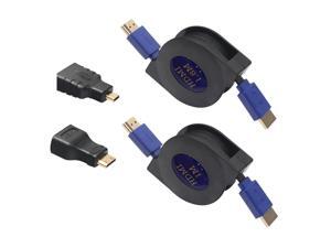 1M 1.8M Retractable Flat HDMI Cable 3 in 1 HDMI To Mini/Micro HDMI Adapter Cable for Mobile Phone Computer TV Gameplay 1M 1.8M Retractable Flat HDMI Cable 3 in 1 HDMI To Mini/Micro HDMI Adapter Cable for Mobile Phone Computer TV Gameplay