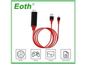 8 Pin HDMI Cable for Lightning to HDMI HDTV Mobile Phone Connect TV Adapter apple Digital AV Cable 1080P For iPad Pro Air iPhone 8 Pin HDMI Cable for Lightning to HDMI HDTV Mobile Phone Connect TV Adapter apple Digital AV Cable 1080P For iPad Pro Air iPhone
