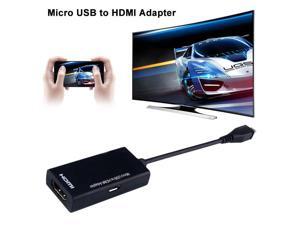 Micro USB to HDMI HD Adapter cable Male to Female High Speed HDTV Adapter Converter Cable Audio Cables for TV Phone Computer Micro USB to HDMI HD Adapter cable Male to Female High Speed HDTV Adapter Converter Cable Audio Cables for TV Phone Computer