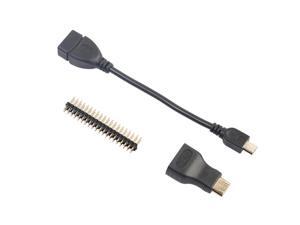 Audio Video Hdmi Cables Male to Male Female Adapter+Micro USB to USB Cable Wire+Male Header GPIO Pins for Raspberry Pi Zero Kit Audio Video Hdmi Cables Male to Male Female Adapter+Micro USB to USB Cable Wire+Male Header GPIO Pins for Raspberry Pi Zero Kit