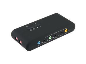 USB2.0 sound card add on cards Cmi-6206 Chipset USB 7.1 Sound Card with SPDIF & USB Extension Cable remote wake-up support