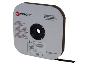 VELCRO BRAND 190940 3/4" W x 75' L Hook Black Reclosable Adhesive Fastener Roll