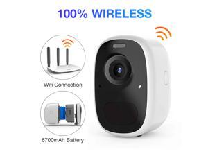 1/2/4-Pack 720P HD Wireless WIFI Security IP Camera Battery Powered Night Vision