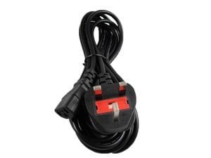 3-Prong  6 Ft 6 Feet Ac Power Cord Cable Plug for Dell  Computer Power Supply Cord ,  Monitors  Standard United Kingdom UK Outlet