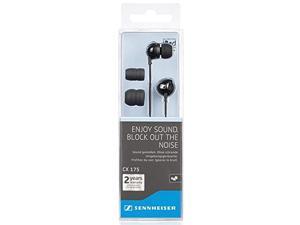 Sennheiser Cx 175 Street Line Headphones (Black) Ear-canal In-ear Headphones Special Gift for Good One Fast Shipping Ship Worldwide (Discontinued by Manufacturer)