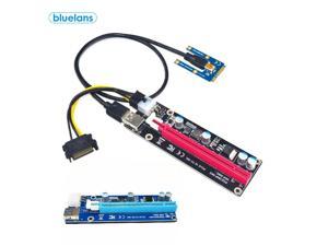 Notebook External Graphics Card Mini PCI-E to PCI-E x16 Riser Card External Graphics Card + 60 Laptop USB Cable Riser Card