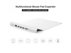 Multifunctional USB Hub Slim Alloy USB 3.0 Splitter High Speed 6 Ports RJ45 SD Card Reader All In One For PC Gaming Mouse Pad Multifunctional USB Hub Slim Alloy USB 3.0 Splitter High Speed 6 Ports RJ45 SD Card Reader All In One For PC Gaming Mouse Pad
