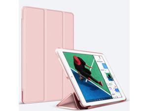 iPad Case for Apple iPad 7th Generation 10.2" 2019 / iPad 10.2 A2197 A2198 Case Slim Lightweight Smart Shell Stand Cover, Rose Gold Auto Wake/Sleep Back Protector