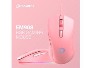 Dareu Gaming Office Mouse 6 Programmable Buttons, Ergonomic RGB Mouse with 16.8 Million Chroma 7 Backlit for PC, Laptop, and Notebook Dareu Gaming Office Mouse 6 Programmable Buttons, Ergonomic RGB Mouse with 16.8 Million Chroma 7 Backlit for PC, Laptop, and Notebook