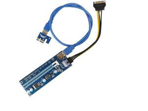 Mining Dedicated PCIe USB Riser Cable Card Adapter Cryptocurrency PCI Express 1X to 16X Extender Mining Rig 60cm USB 3.0 6Pin Power GPU Riser Adapter Mining Dedicated PCIe USB Riser Cable Card Adapter Cryptocurrency PCI Express 1X to 16X Extender Mining Rig 60cm USB 3.0 6Pin Power GPU Riser Adapter