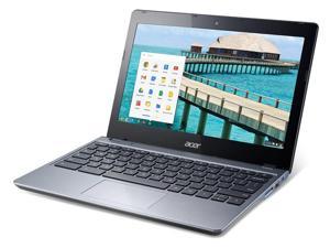 Acer Chromebook 11.6" (Intel Celeron / 4GB RAM / 16GB SSD) US QWERTY Keyboard - C720-2844 - Gray Grade B