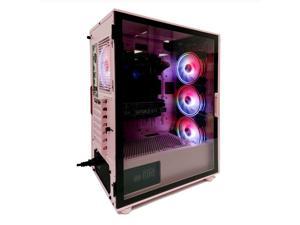 Gaming Pink RGB Desktop Tower PC Ryzen 7  5700X 32GB RAM  1TB SSD Windows 11 Nvidia RTX 3060ti GDDR6 HDMI
