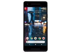 Refurbished: Google Pixel 2 64GB GSM + CDMA Factory Unlocked 5" AMOLED Display 4GB RAM 12.2MP Smartphone - Just Black