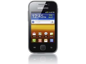 Samsung Galaxy Young S5360 Unlocked GSM Quadband Cell Phone Touch Screen International Version No Warranty (Black)