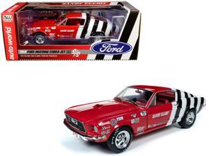 1968 Ford Mustang Cobra Jet Super Stock "Sandy Elliot Performance Centre" 1/18 Diecast Model Car by Autoworld 1968 Ford Mustang Cobra Jet Super Stock "Sandy Elliot Performance Centre" 1/18 Diecast Model Car by Autoworld