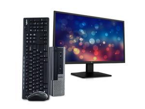 Dell OptiPlex 9020 Ultra Small Business PC Desktop Computer, Intel Quad Core i5, 8GB RAM, 256GB SSD, Windows 10 Pro, 23.6" FHD LED Monitor, 16GB Flash Drive, Wireless Keyboard & Mouse, DVD, WiFi Dell OptiPlex 9020 Ultra Small Business PC Desktop Computer, Intel Quad Core i5, 8GB RAM, 256GB SSD, Windows 10 Pro, 23.6" FHD LED Monitor, 16GB Flash Drive, Wireless Keyboard & Mouse, DVD, WiFi