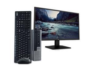 Dell OptiPlex 9020 Ultra Small Business PC Desktop Computer, Intel Quad Core i5, 16GB RAM, 1TB SSD, Windows 10 Pro, 23.6" FHD LED Monitor, 16GB Flash Drive, Wireless Keyboard & Mouse, DVD, WiFi