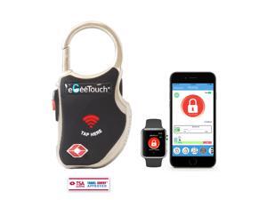 eGeeTouch Smart TSA Travel Lock - Secure & Track your Luggage, Backpack, Cabinet anywhere you go (Black)) eGeeTouch Smart TSA Travel Lock - Secure & Track your Luggage, Backpack, Cabinet anywhere you go (Black))