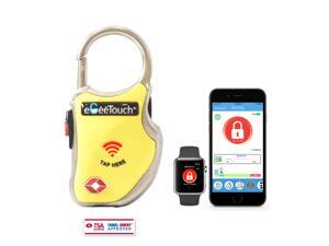 eGeeTouch Smart TSA Travel Lock - Secure & Track your Luggage, Backpack, Cabinet anywhere you go (Yellow) eGeeTouch Smart TSA Travel Lock - Secure & Track your Luggage, Backpack, Cabinet anywhere you go (Yellow)