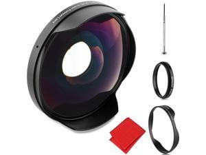 Opteka OPT-SC62FE Titanium Series 0.3X HD Ultra Fisheye Lens for