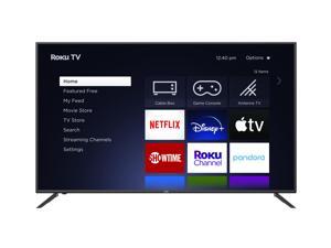 JVC 58-Inch 4K UHD LED Roku Smart TV with HDR10, Voice Control App, Airplay, Screen Casting, & 300+ Free Streaming Channels (LT-58MAW705)