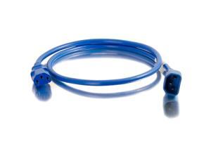 C2G 17504 18 AWG Power Cord - C14 to C13, Blue (6 Feet, 1.82 Meters) C2G 17504 18 AWG Power Cord - C14 to C13, Blue (6 Feet, 1.82 Meters)