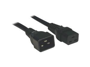 Tripp Lite Heavy-Duty Power Extension Cord, 15A, 14 AWG (IEC-320-C19 to IEC-320-C20), 6 ft. (1.8 m) (P036-006-15A)