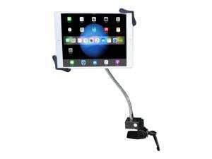 CTA Digital PAD-HGT Heavy-Duty Gooseneck Clamp Stand - Mounting Kit (Clamp, Holder, Flexible Gooseneck) For Tablet - Steel - Screen Size: 7 Inch -13 Inch - Pole Mount, Desk-Mountable